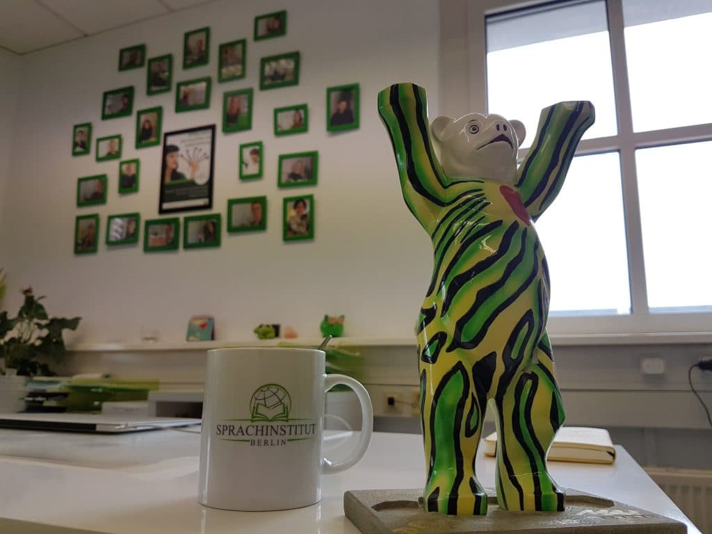 Sprachinstitut Berlin – Our office with Berlin Bear