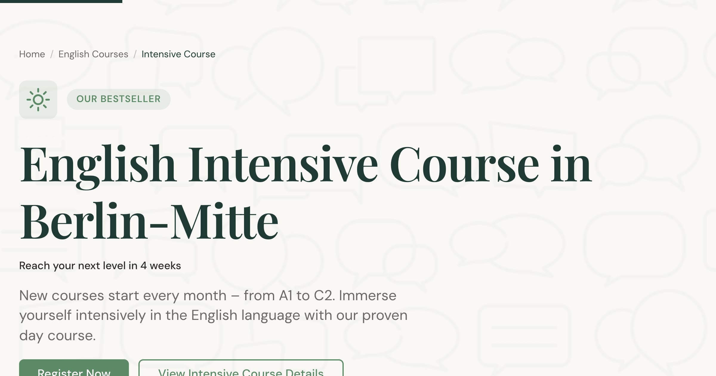 Intensive English Course Berlin – Fast Progress