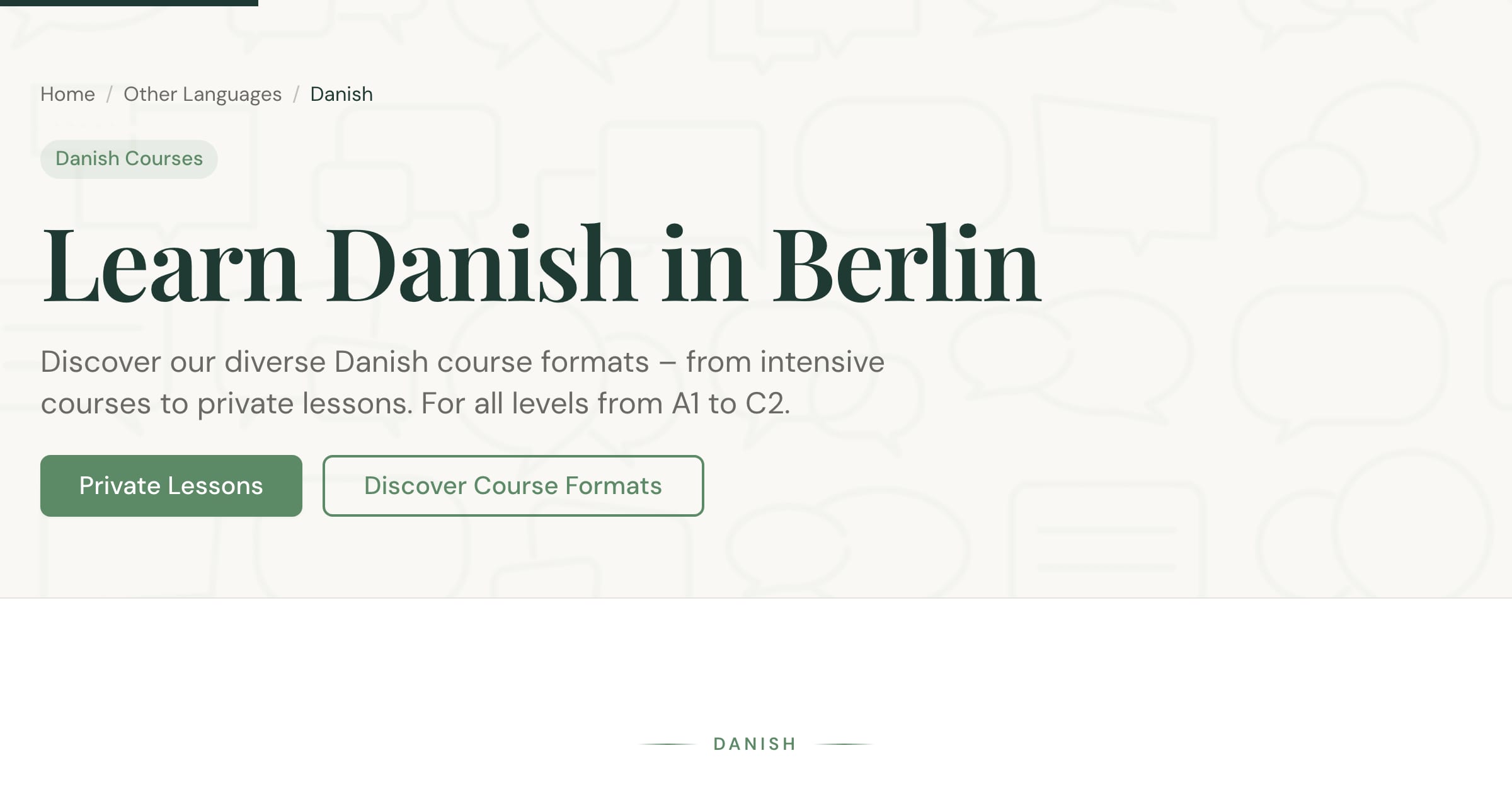 Danish Course Program Learn Danish in Berlin – A1 to C2 Courses