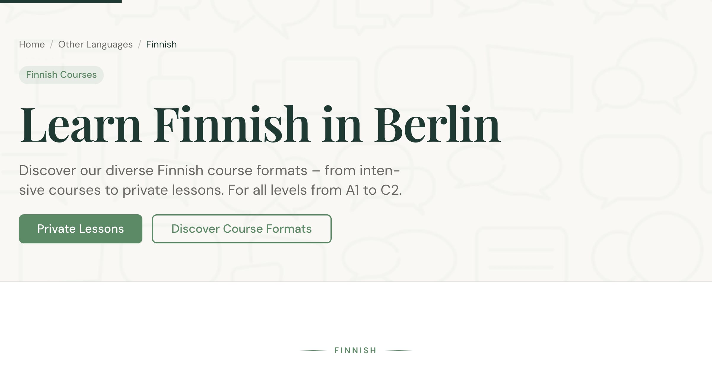 Learn Finnish in Berlin – A1 to C2 Courses